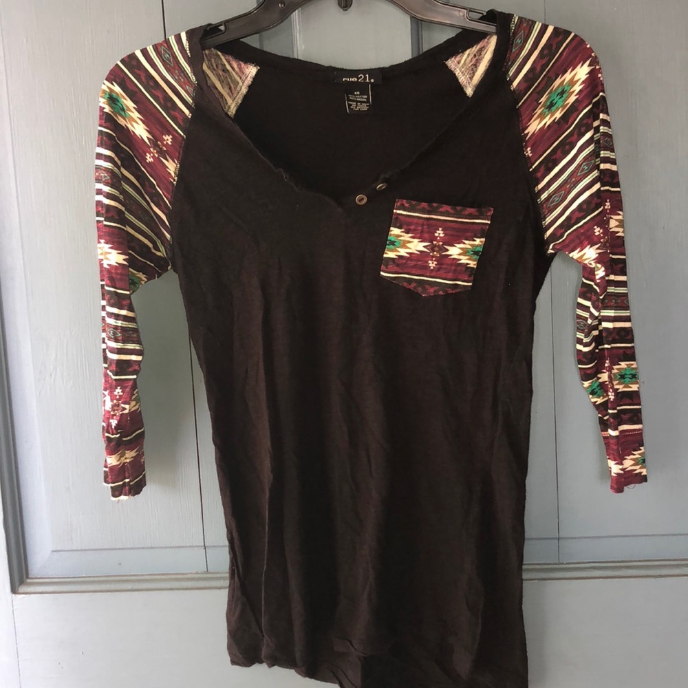 Two rue 21 shirt set